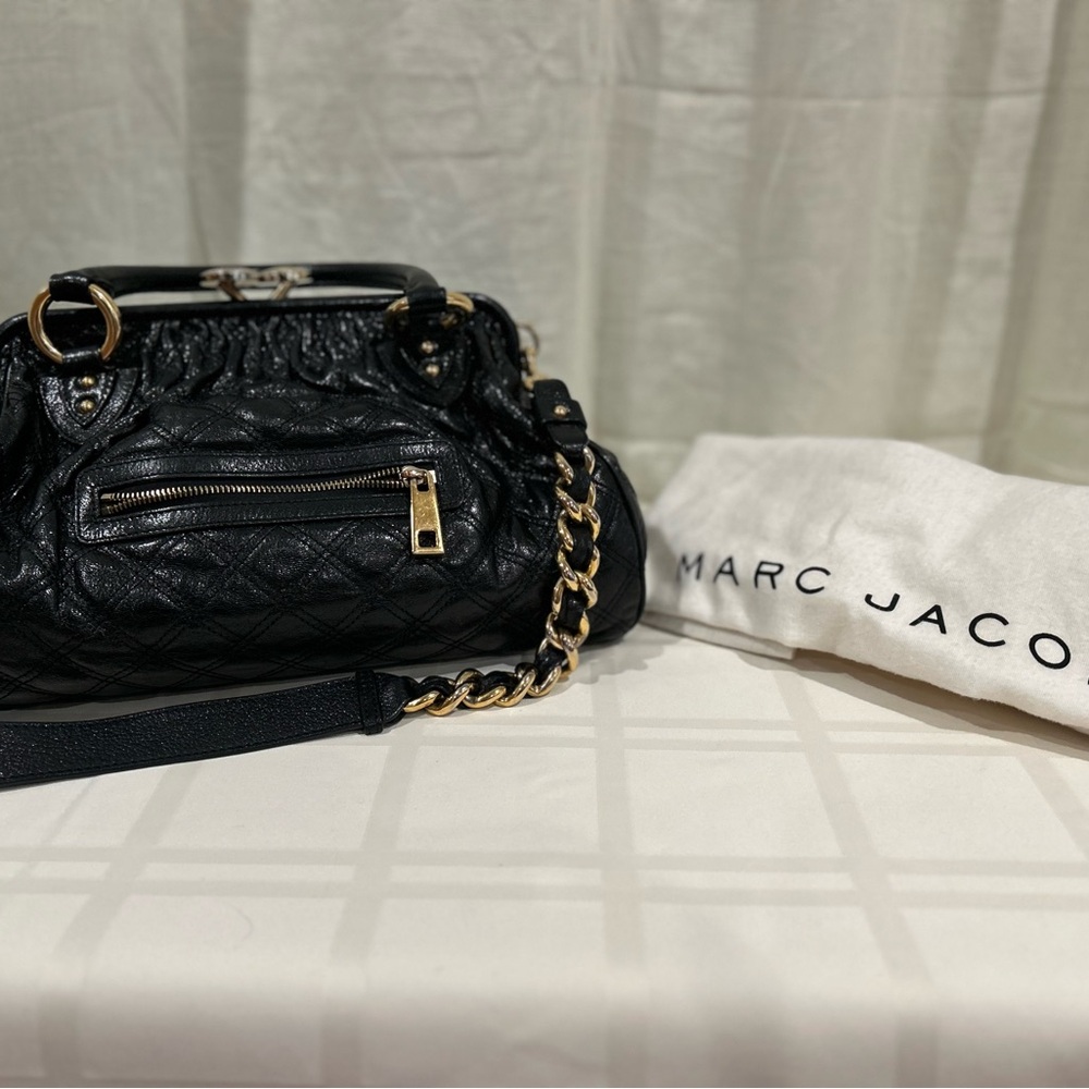 Marc Jacobs Large Black Stam Bag